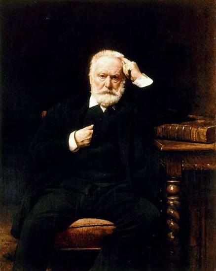 Leon Bonnat Portrait of Victor Hugo oil painting image